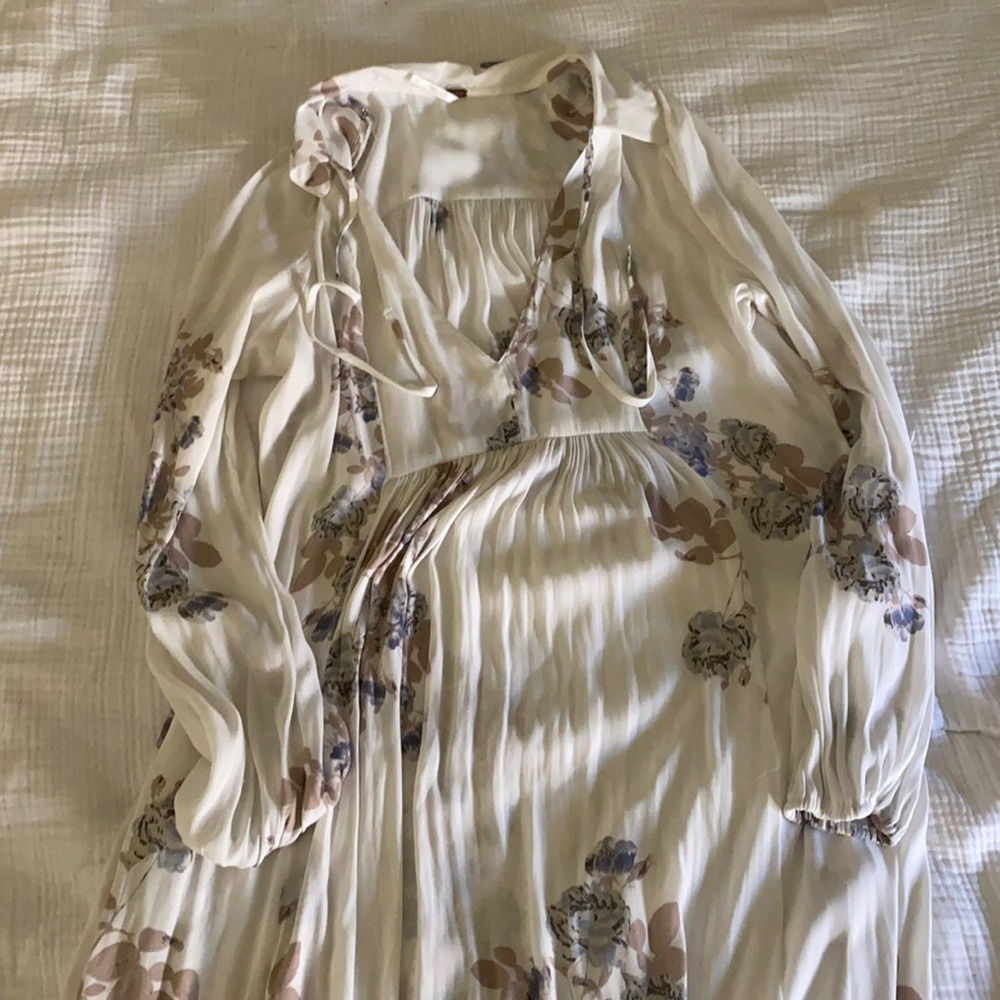 Free People White Floral Dress